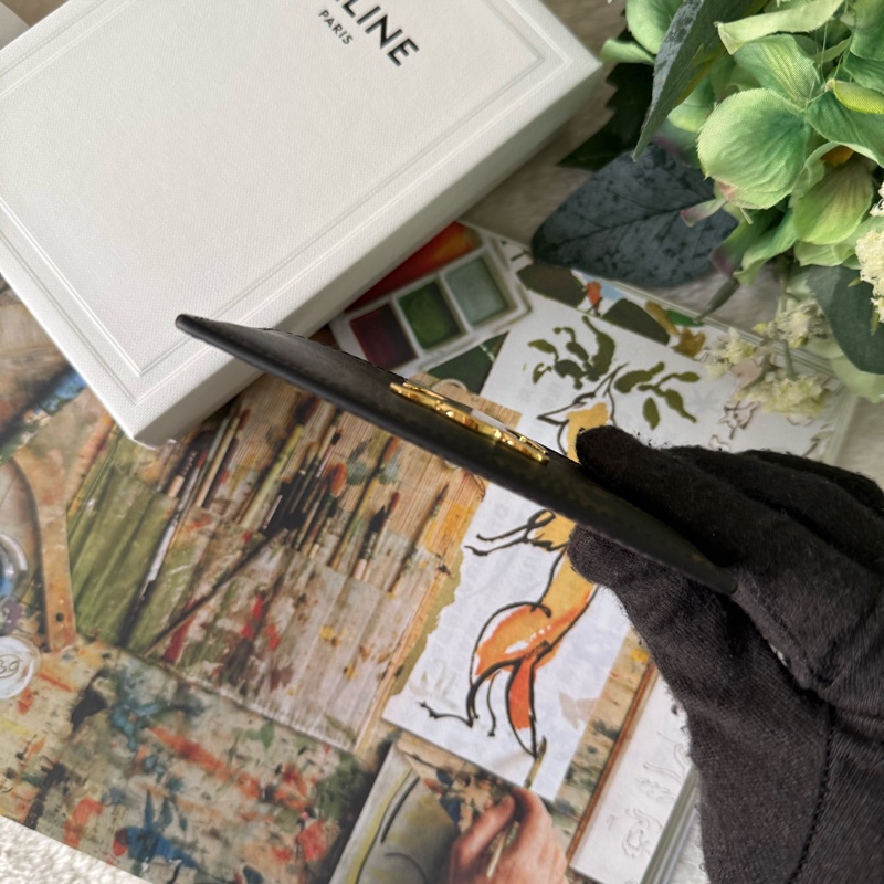 TRIOMPHE 滿版標誌6卡名片/卡片夾(棕褐色)-5