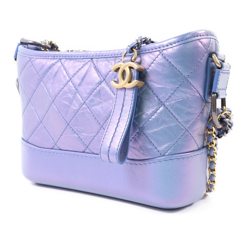 CHANEL 牛皮皮革Gabrielle Small鏈帶肩背袋-2