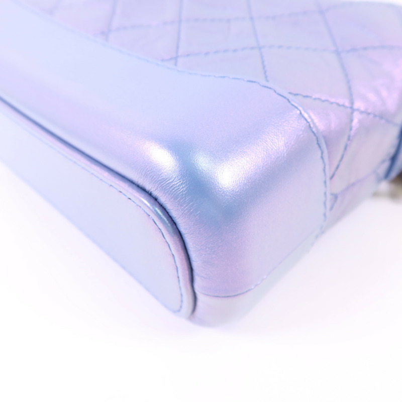 CHANEL 牛皮皮革Gabrielle Small鏈帶肩背袋-11