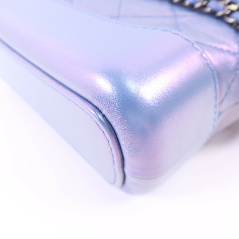 CHANEL 牛皮皮革Gabrielle Small鏈帶肩背袋-13