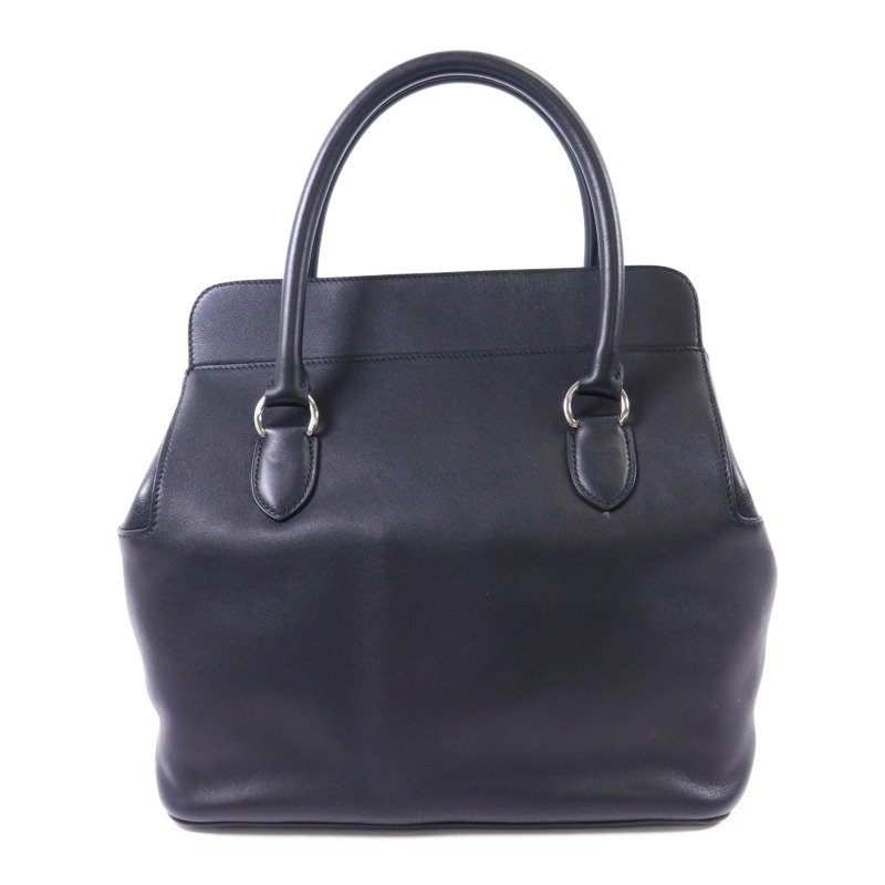 HERMES Swift皮革Toolbox 26銀扣手挽肩背兩用袋-2