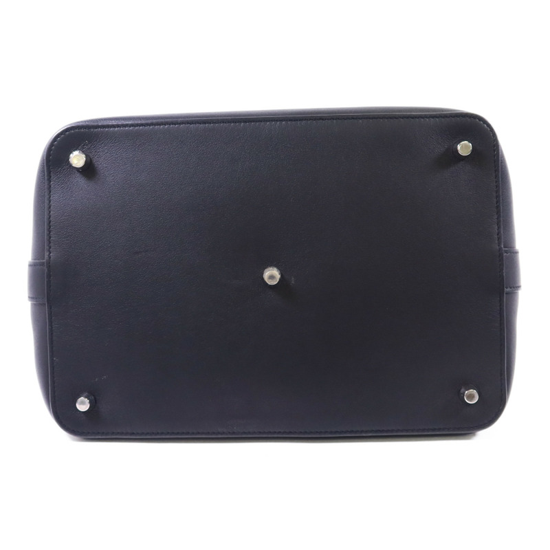 HERMES Swift皮革Toolbox 26銀扣手挽肩背兩用袋-3