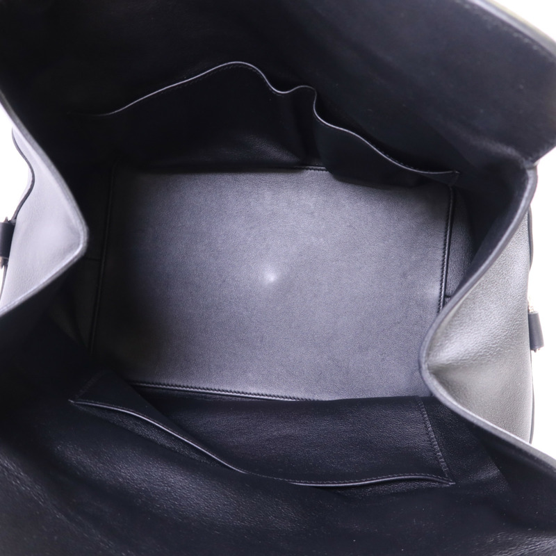 HERMES Swift皮革Toolbox 26銀扣手挽肩背兩用袋-5