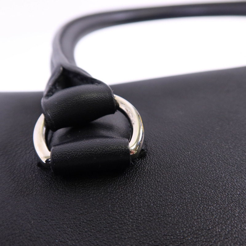 HERMES Swift皮革Toolbox 26銀扣手挽肩背兩用袋-9