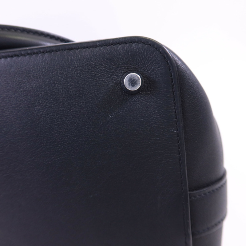 HERMES Swift皮革Toolbox 26銀扣手挽肩背兩用袋-16