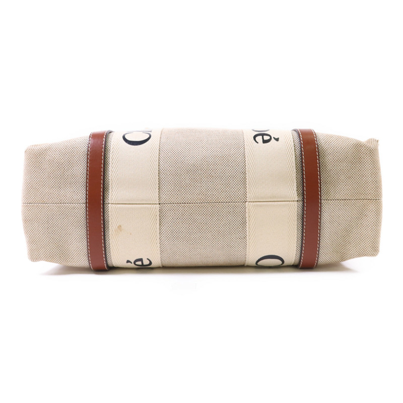 Chloe 帆布Woody Medium Tote Bag手挽袋-3