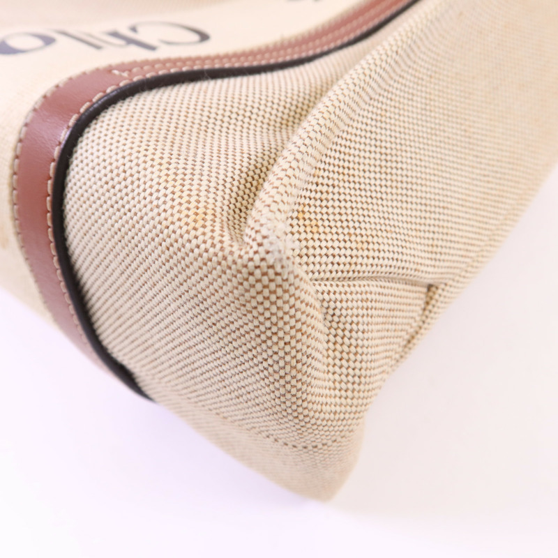 Chloe 帆布Woody Medium Tote Bag手挽袋-11