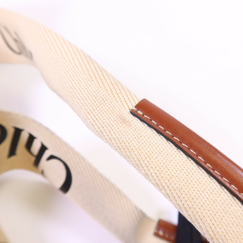 Chloe 帆布Woody Medium Tote Bag手挽袋-14