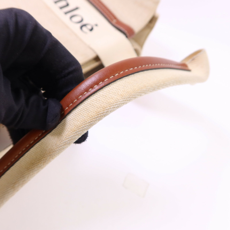 Chloe 帆布Woody Medium Tote Bag手挽袋-15