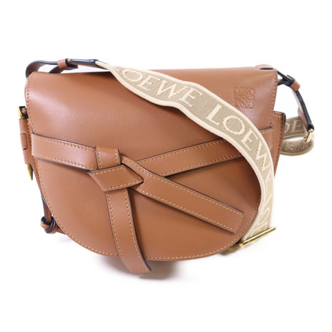 LOEWE 牛皮皮革Gate Small金扣肩背袋