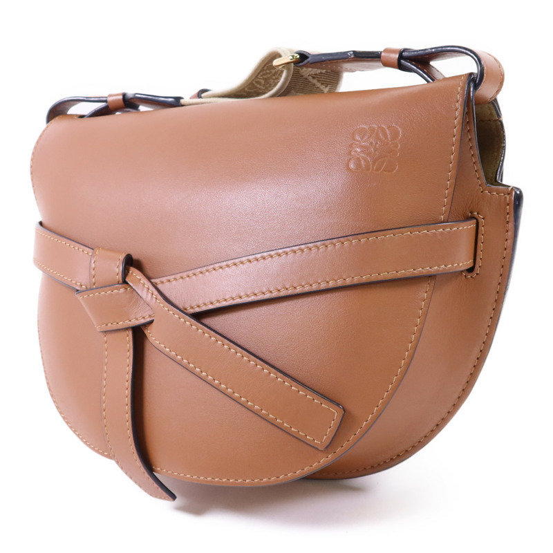 LOEWE 牛皮皮革Gate Small金扣肩背袋-2