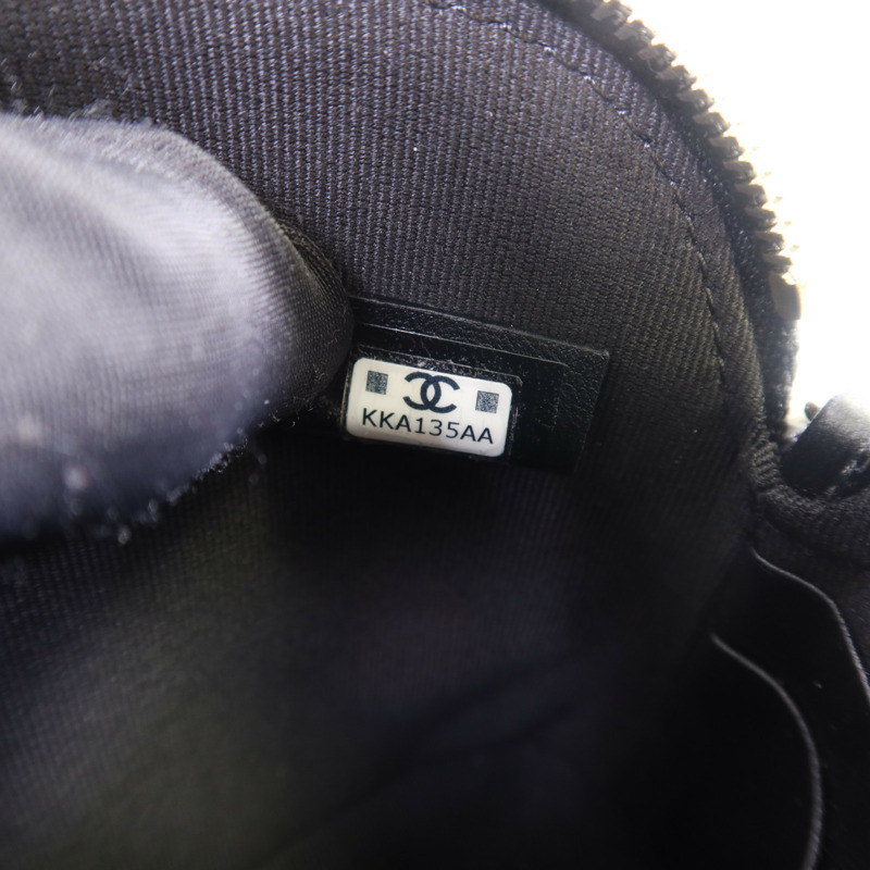 CHANEL 斜紋軟呢Chain Shoulder Bag金扣鏈帶肩背袋-8