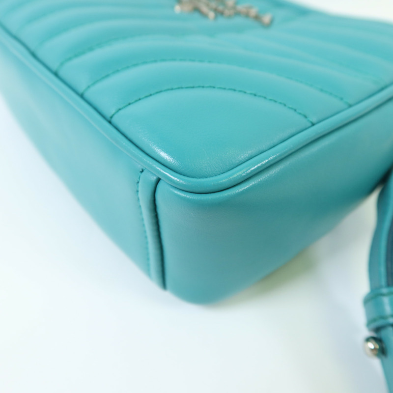 PRADA 牛皮皮革Camera Bag銀扣鏈帶肩背袋-8