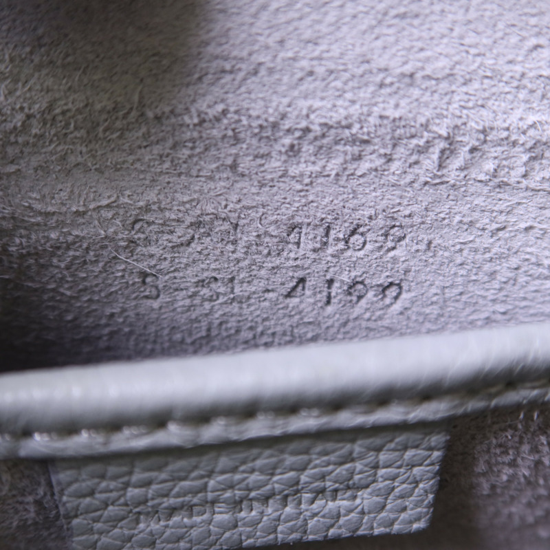 CELINE 牛皮皮革Nano Luggage銀扣手挽肩背兩用袋-8