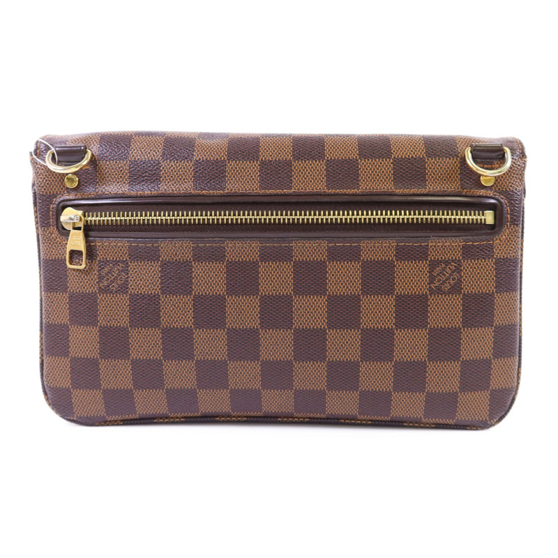 LOUIS VUITTON Damier Hoxton PM金扣肩背袋-1