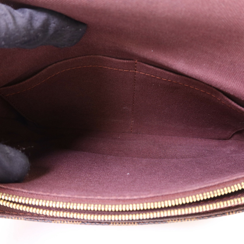 LOUIS VUITTON Damier Hoxton PM金扣肩背袋-6