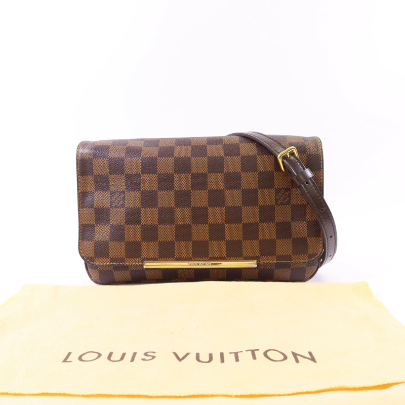LOUIS VUITTON Damier Hoxton PM金扣肩背袋-19