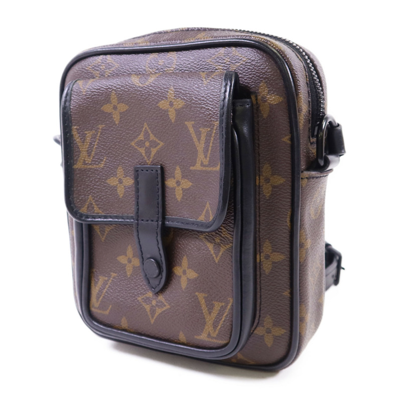 LOUIS VUITTON Monogram Macassar Christopher Wearable Wallet肩背袋-2