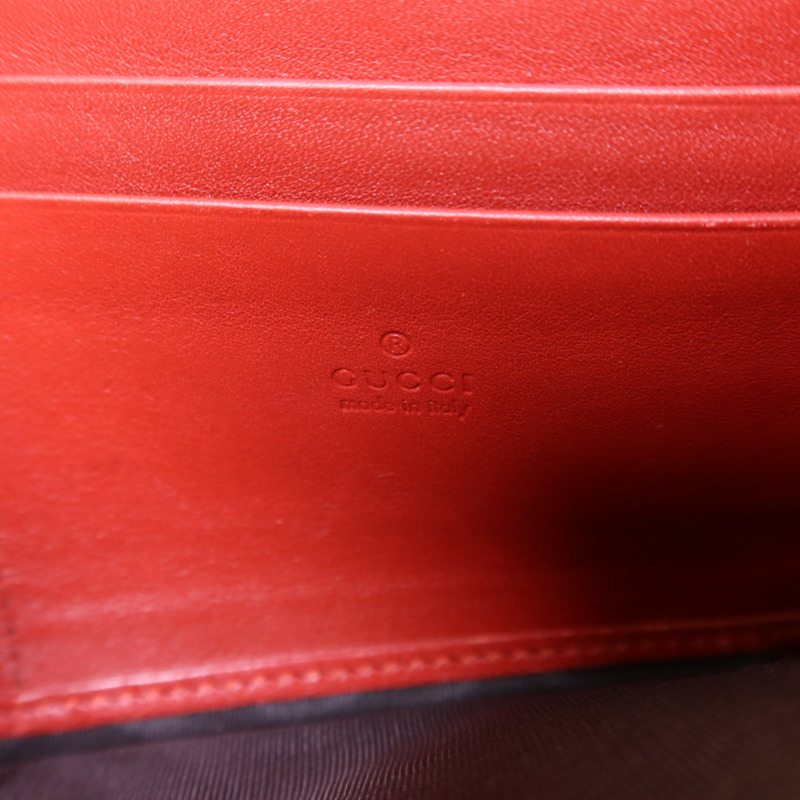 GUCCI 牛皮皮革GG Marmont金扣鏈帶肩背袋-6