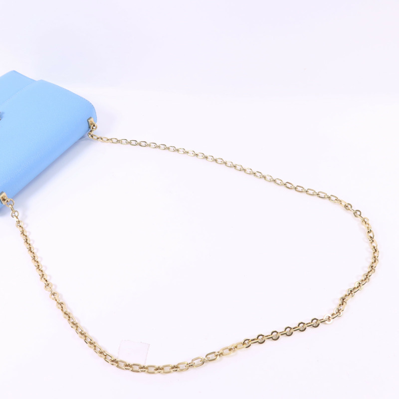 HERMES Chevre皮革Verrou Mini金扣鏈帶肩背袋-4