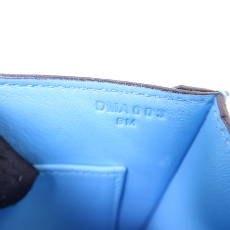 HERMES Chevre皮革Verrou Mini金扣鏈帶肩背袋-7