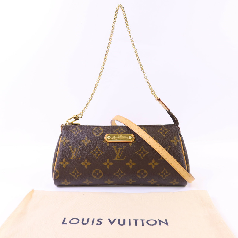 LOUIS VUITTON Monogram Eva金扣手挽肩背兩用袋-11