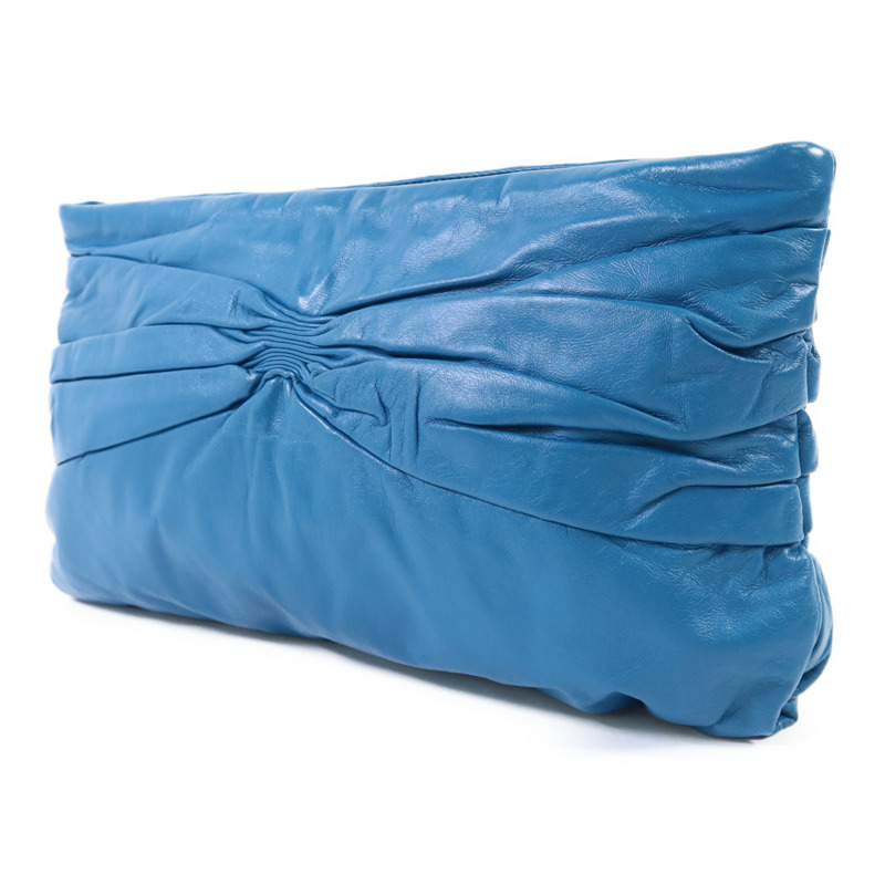 Miu Miu 牛皮皮革Clutch Bag金扣手拿包-2