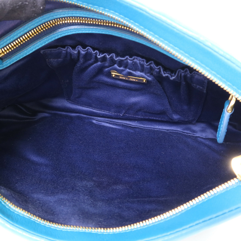 Miu Miu 牛皮皮革Clutch Bag金扣手拿包-4