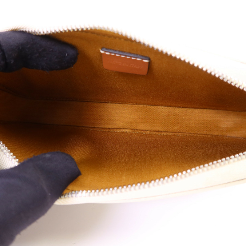 CELINE 塗層帆布Phone Bag銀扣肩背袋-6