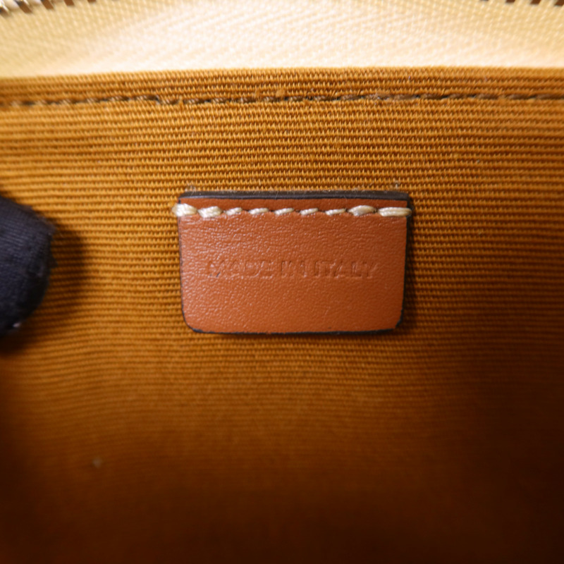 CELINE 塗層帆布Phone Bag銀扣肩背袋-7