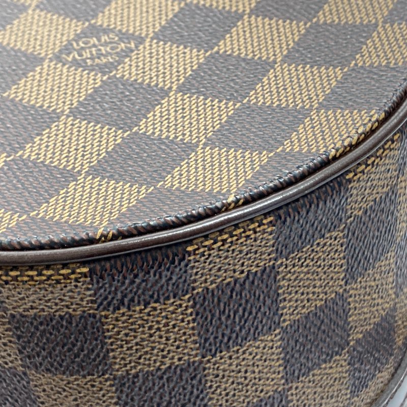 LOUIS VUITTON 路易威登 N51303 PAPILLON 30 圓筒包 棋盤格 棕色 金釦-7