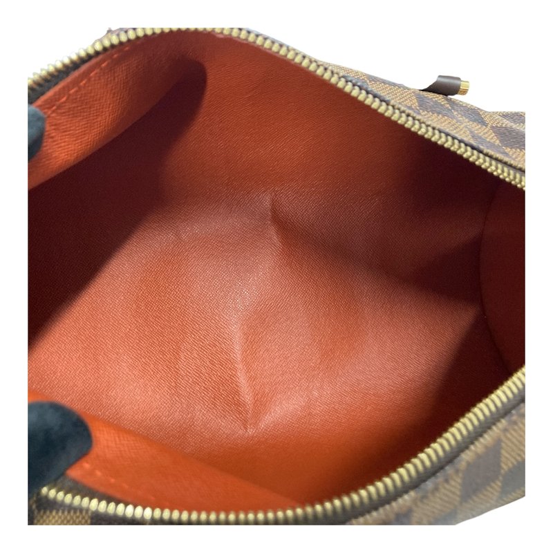 LOUIS VUITTON 路易威登 N51303 PAPILLON 30 圓筒包 棋盤格 棕色 金釦-11