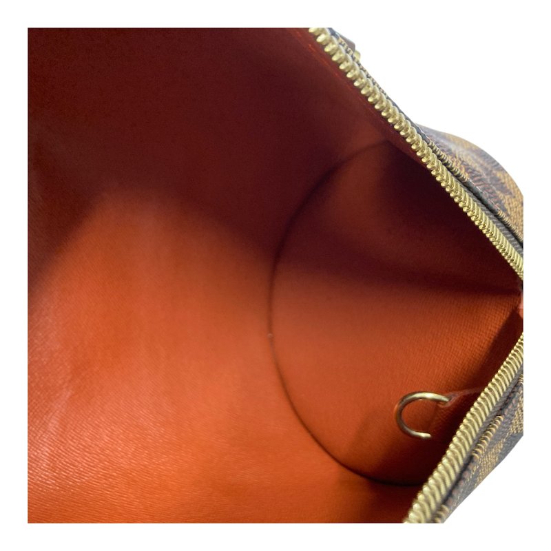 LOUIS VUITTON 路易威登 N51303 PAPILLON 30 圓筒包 棋盤格 棕色 金釦-13