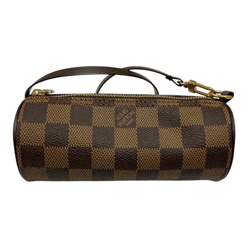 LOUIS VUITTON 路易威登 N51303 PAPILLON 30 圓筒包 棋盤格 棕色 金釦-15