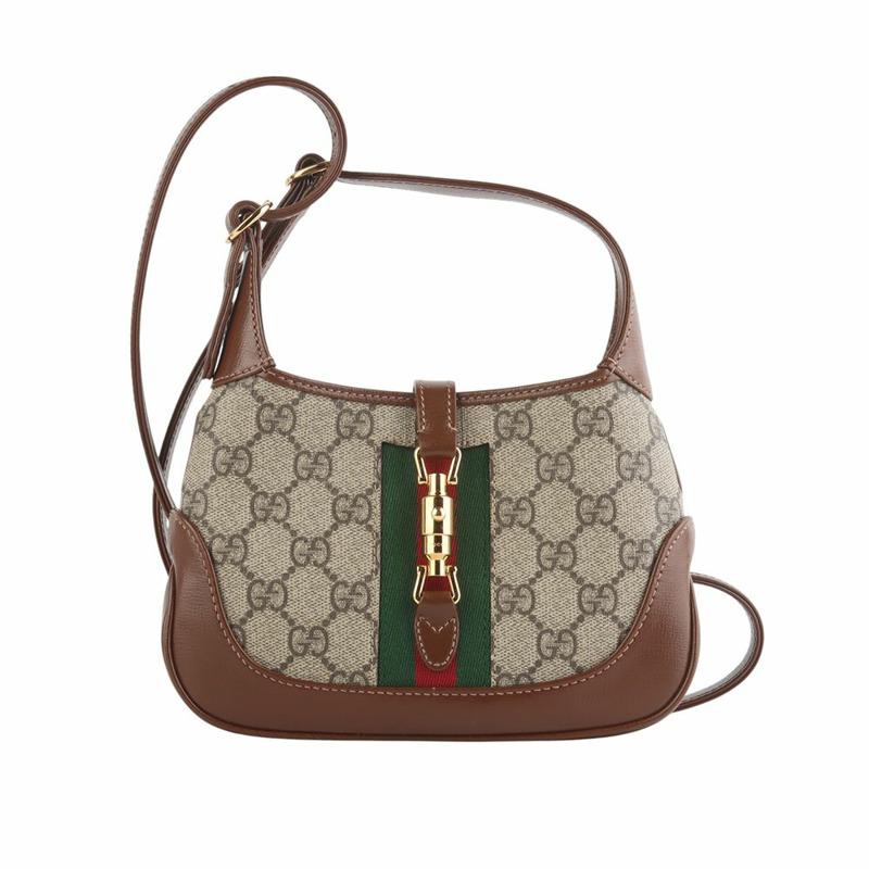 【包稅】GUCCI 637092 GG Supreme Jackie 1961 迷你斜背包 35032Y-2-0