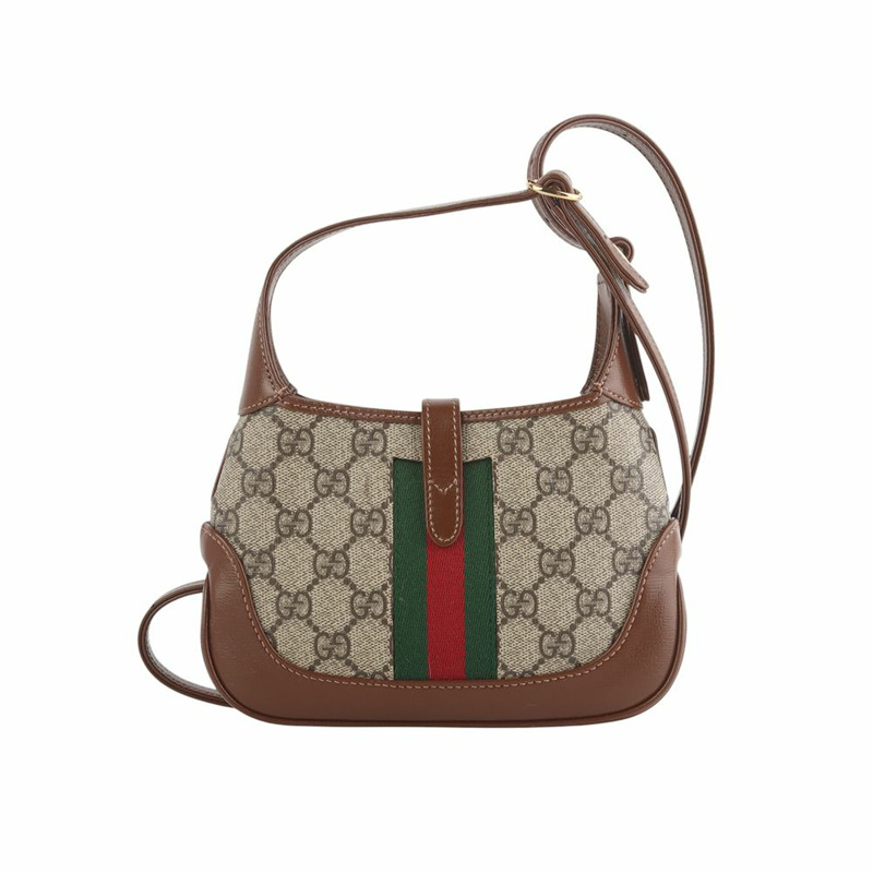 【包稅】GUCCI 637092 GG Supreme Jackie 1961 迷你斜背包 35032Y-2-2