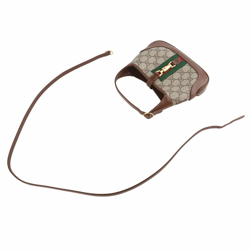 【包稅】GUCCI 637092 GG Supreme Jackie 1961 迷你斜背包 35032Y-2-3