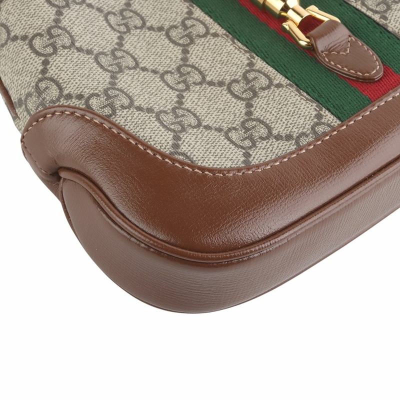 【包稅】GUCCI 637092 GG Supreme Jackie 1961 迷你斜背包 35032Y-2-4