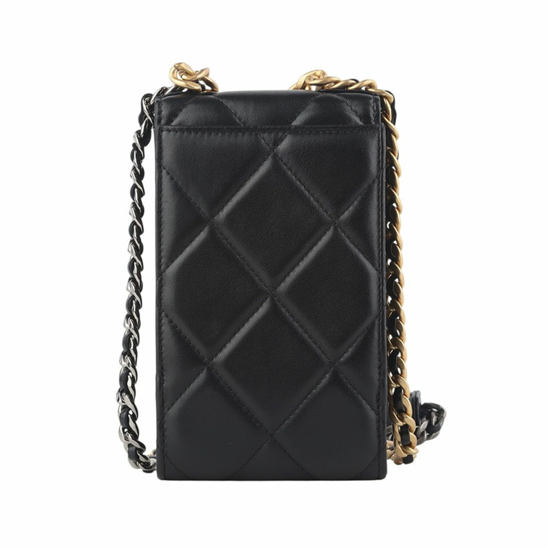 【包稅】CHANEL AP1773 19 羊皮鏈條手機包斜背包 35056Y-2