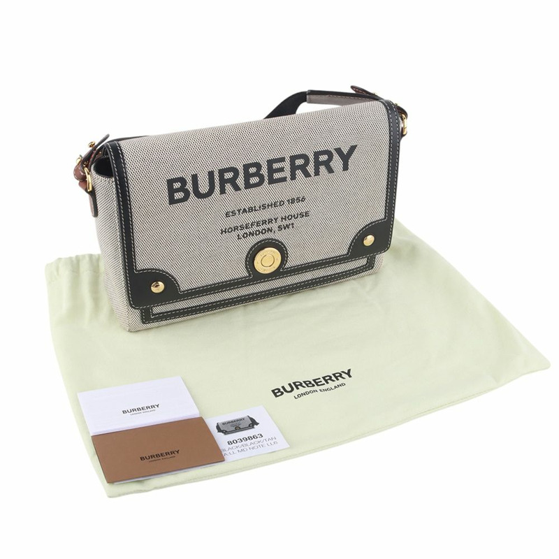 【包稅】BURBERRY Horsbury Print Note 斜背包 8039863-7