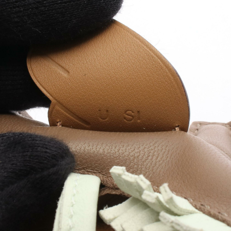 HERMES Rodeo Pegasus 小號包飾 U Agneau milo Swift etoupe Vert fizz Biscuit-3
