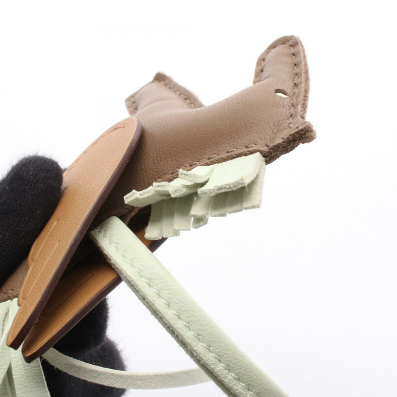 HERMES Rodeo Pegasus 小號包飾 U Agneau milo Swift etoupe Vert fizz Biscuit-4