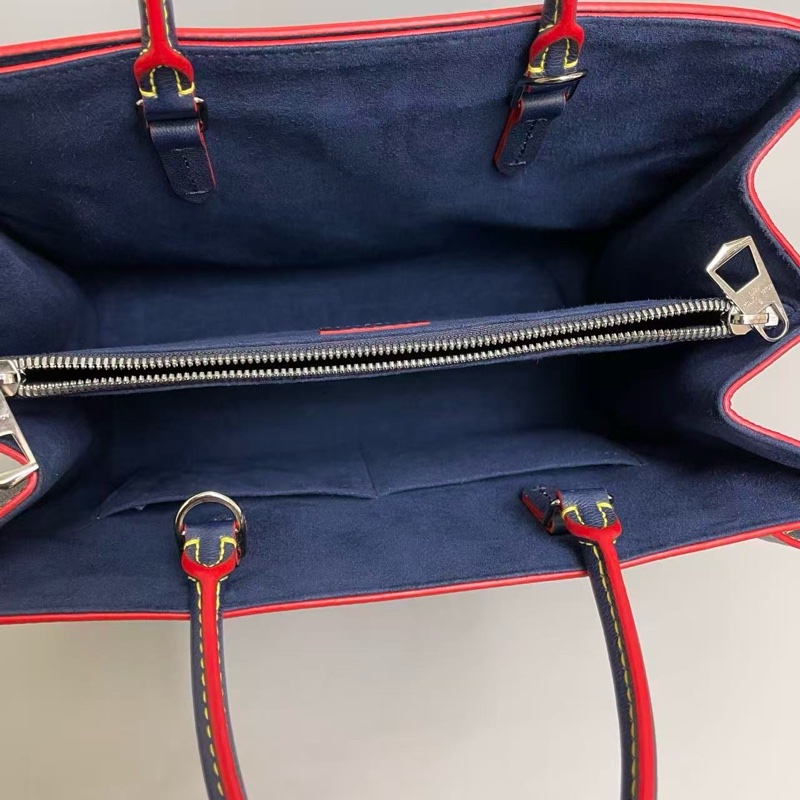 LV Twist藍色水波紋 Tote托特包 尺寸約31×22 附件肩帶 塵袋-7