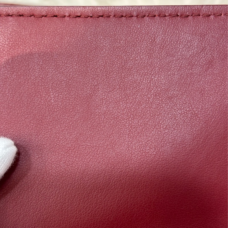 BURBERRY 4080066 PVC 防水格紋紅色牛皮 手拿包手機包郵差包記者包信差包小書包斜背包肩背包護照包-17