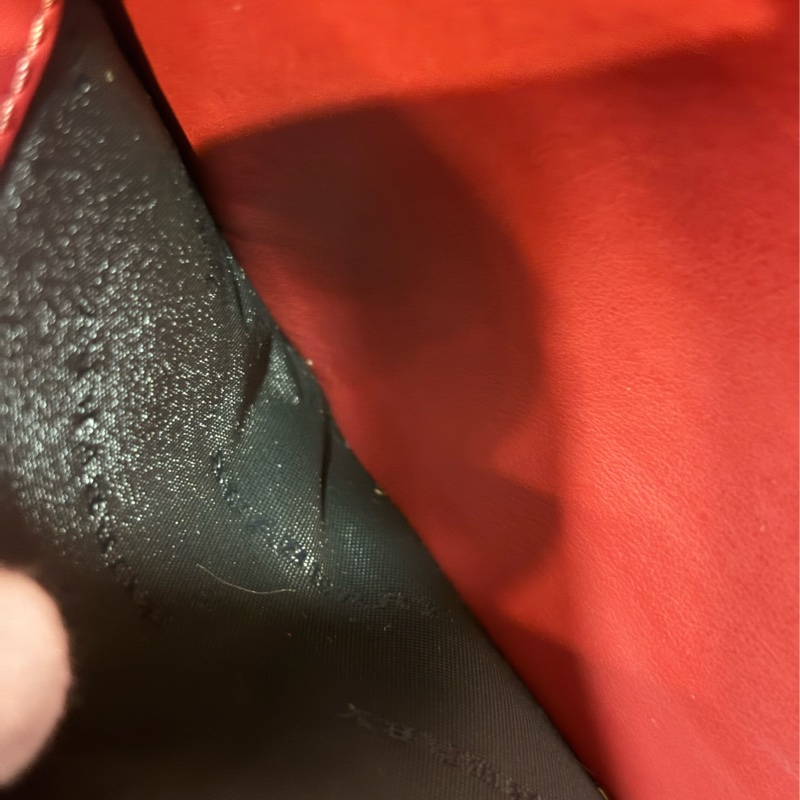 BURBERRY 4080066 PVC 防水格紋紅色牛皮 手拿包手機包郵差包記者包信差包小書包斜背包肩背包護照包-34