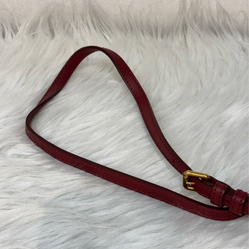 BURBERRY 4080066 PVC 防水格紋紅色牛皮 手拿包手機包郵差包記者包信差包小書包斜背包肩背包護照包-42