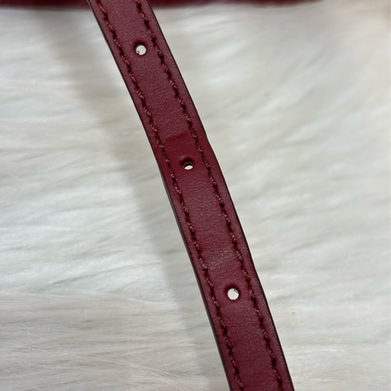 BURBERRY 4080066 PVC 防水格紋紅色牛皮 手拿包手機包郵差包記者包信差包小書包斜背包肩背包護照包-44