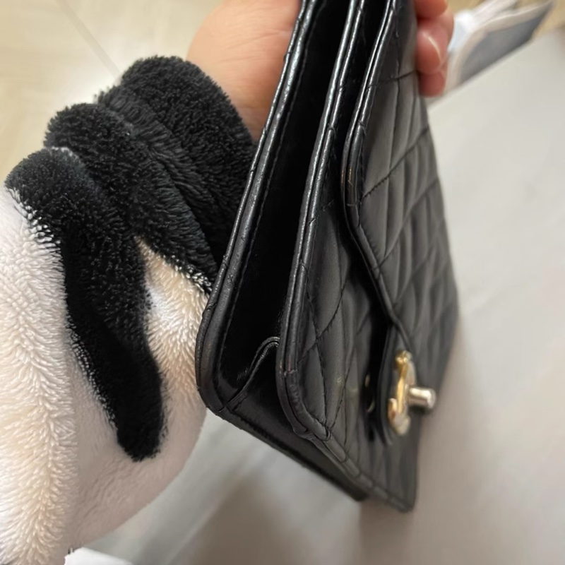 CHANEL BLACK AND GOLDEN METAL-4