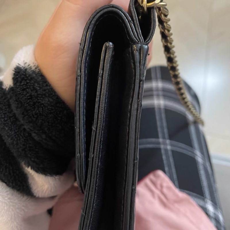 CHANEL BLACK AND GOLDEN METAL-5