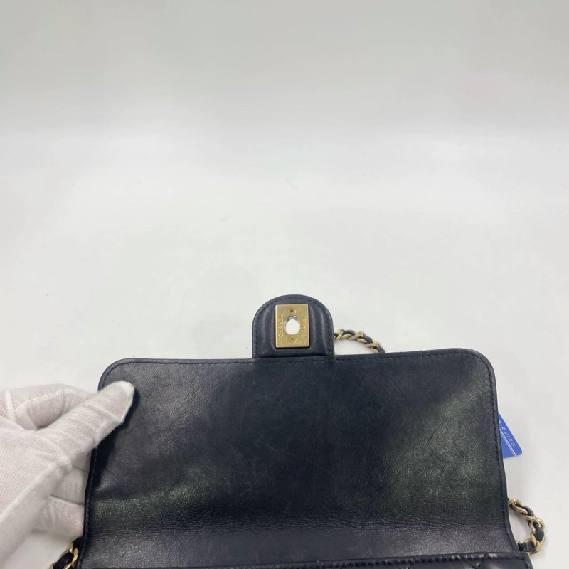 CHANEL BLACK AND GOLDEN METAL-10